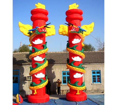 海南藏族灯笼柱
